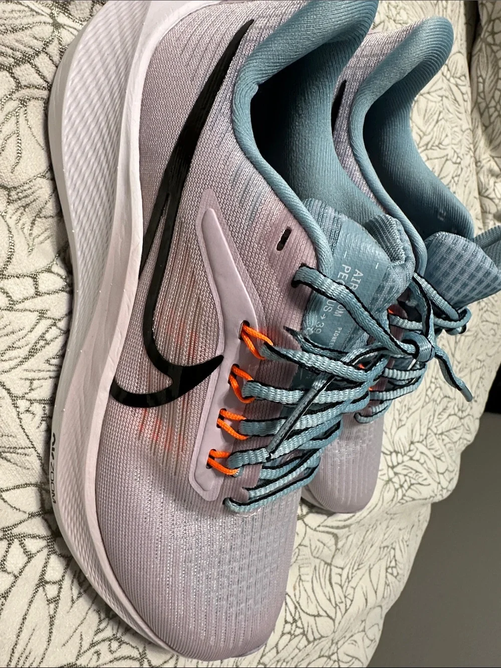 Nike Women's air zoom Pegasus Running Shoes - Light lavender & Baby Blue